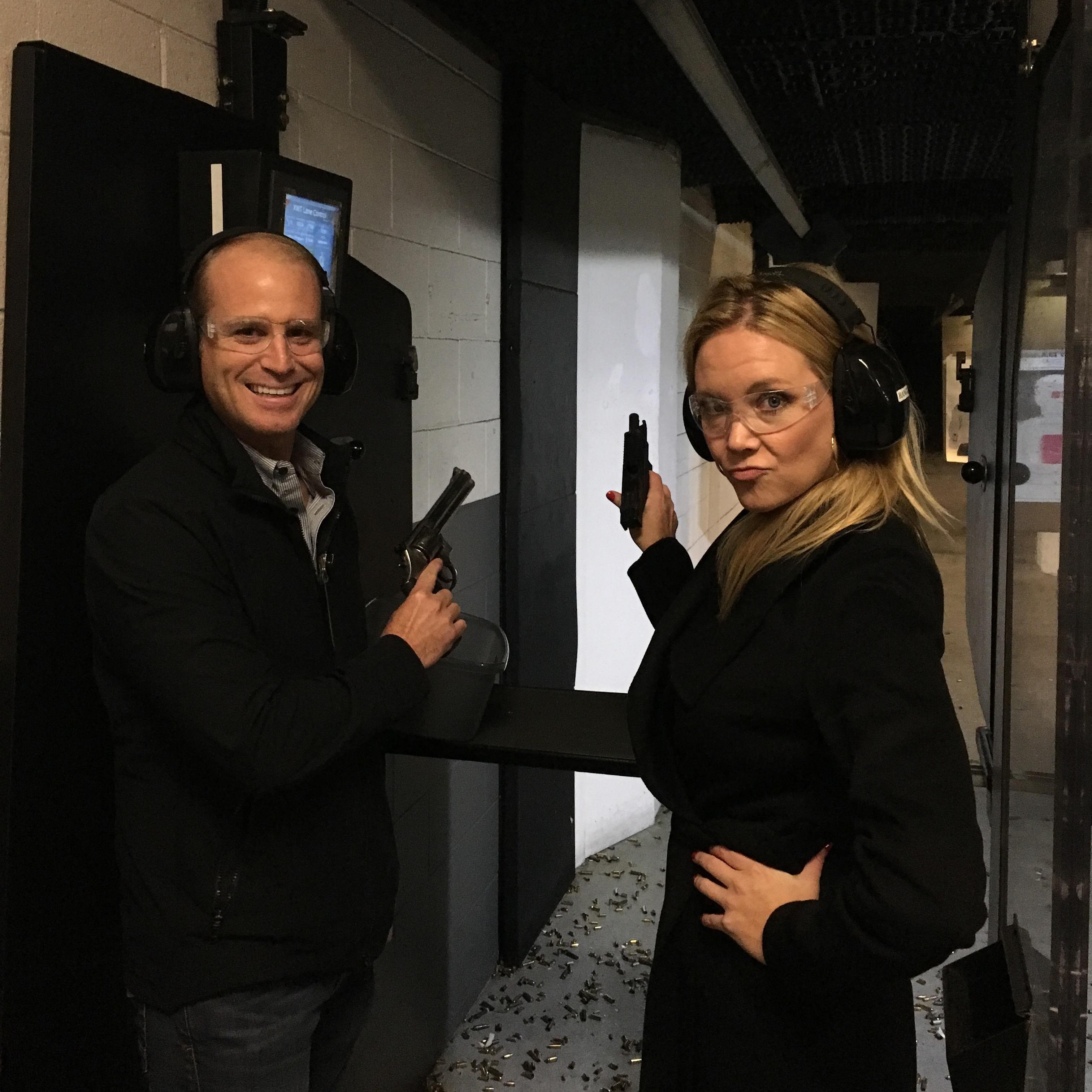 Shana wanted to go to the shooting range for her birthday!