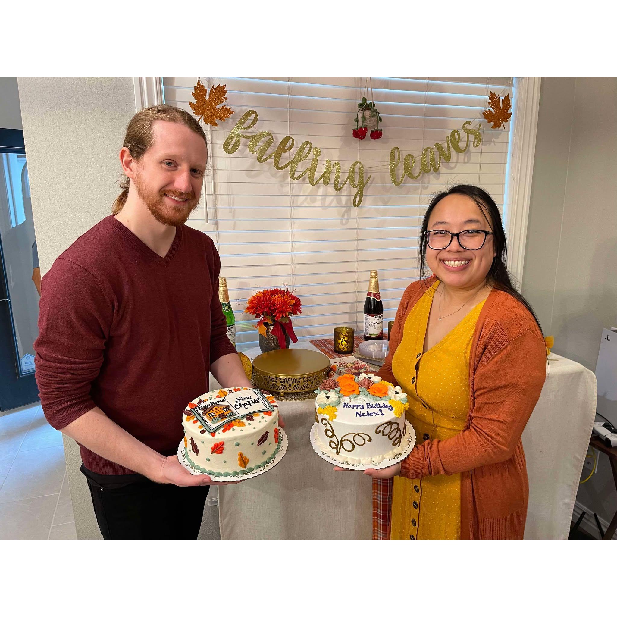Celebrating their 28th birthday together.