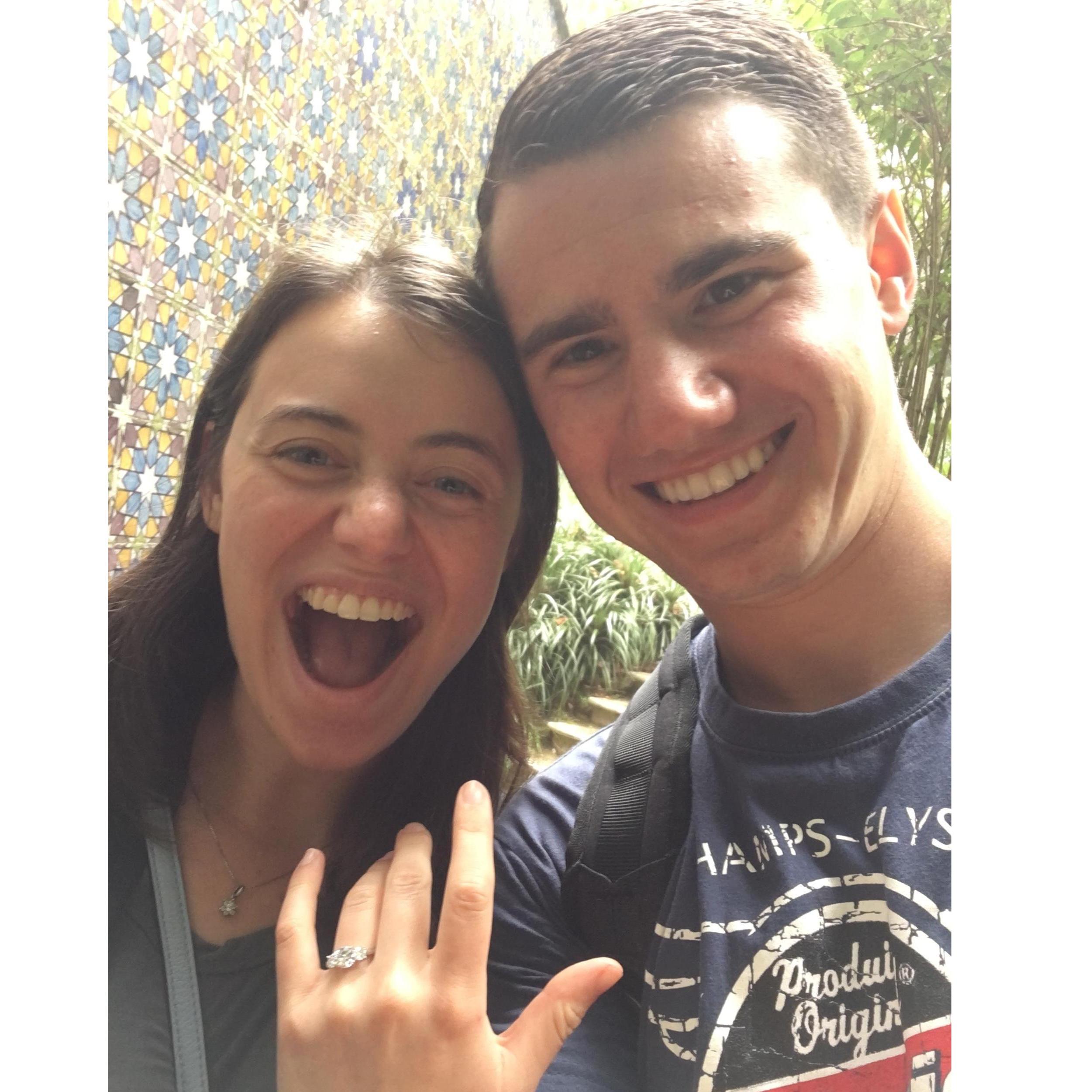 First ring shot.
Did you know we're engaged?