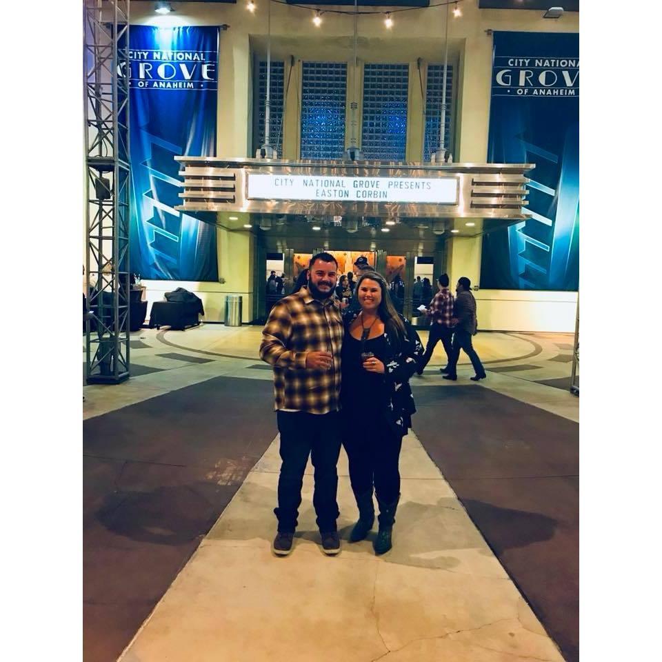 Our first concert and road trip to Anaheim.