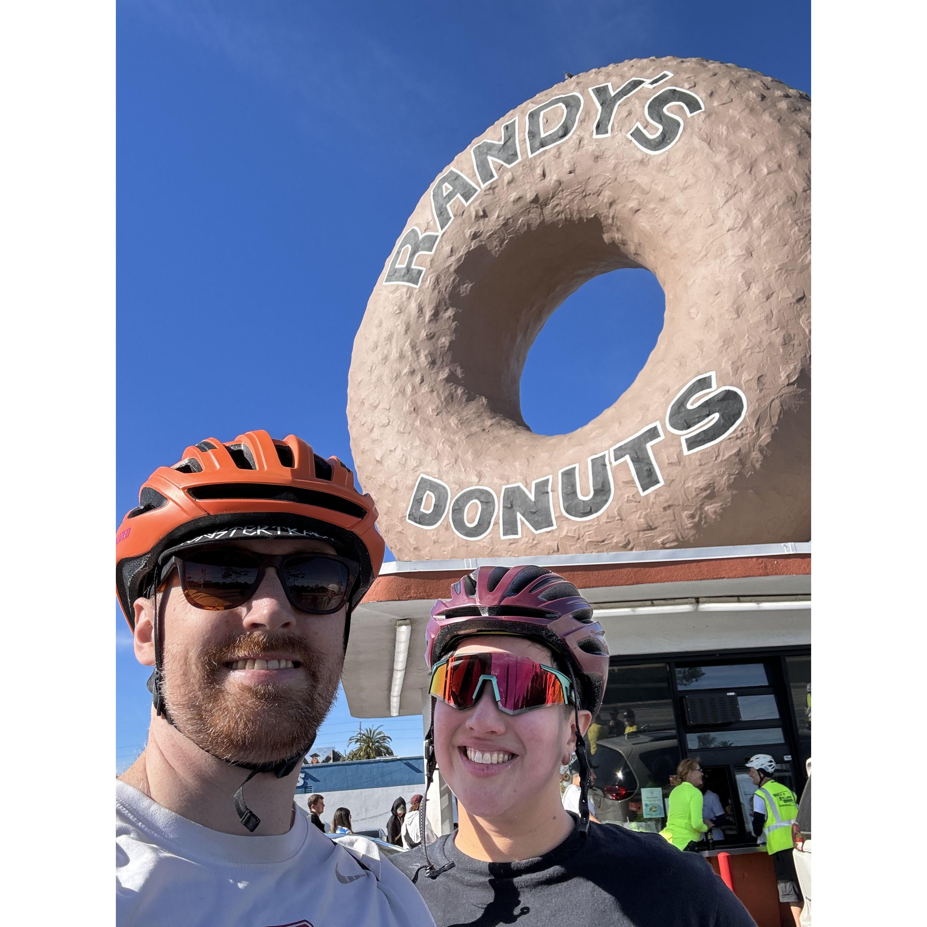 On a donut ride!