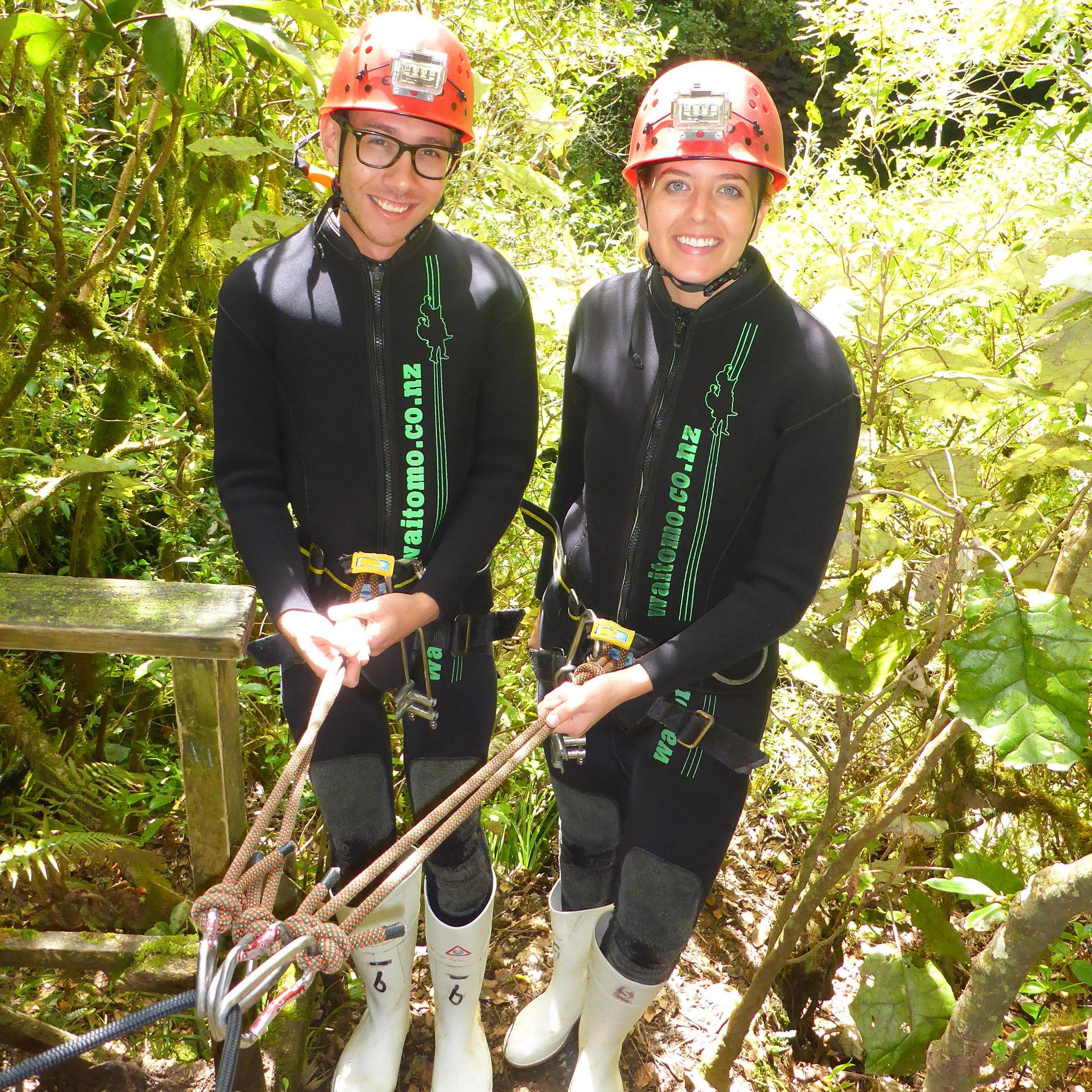 7 hours of caving in New Zealand
