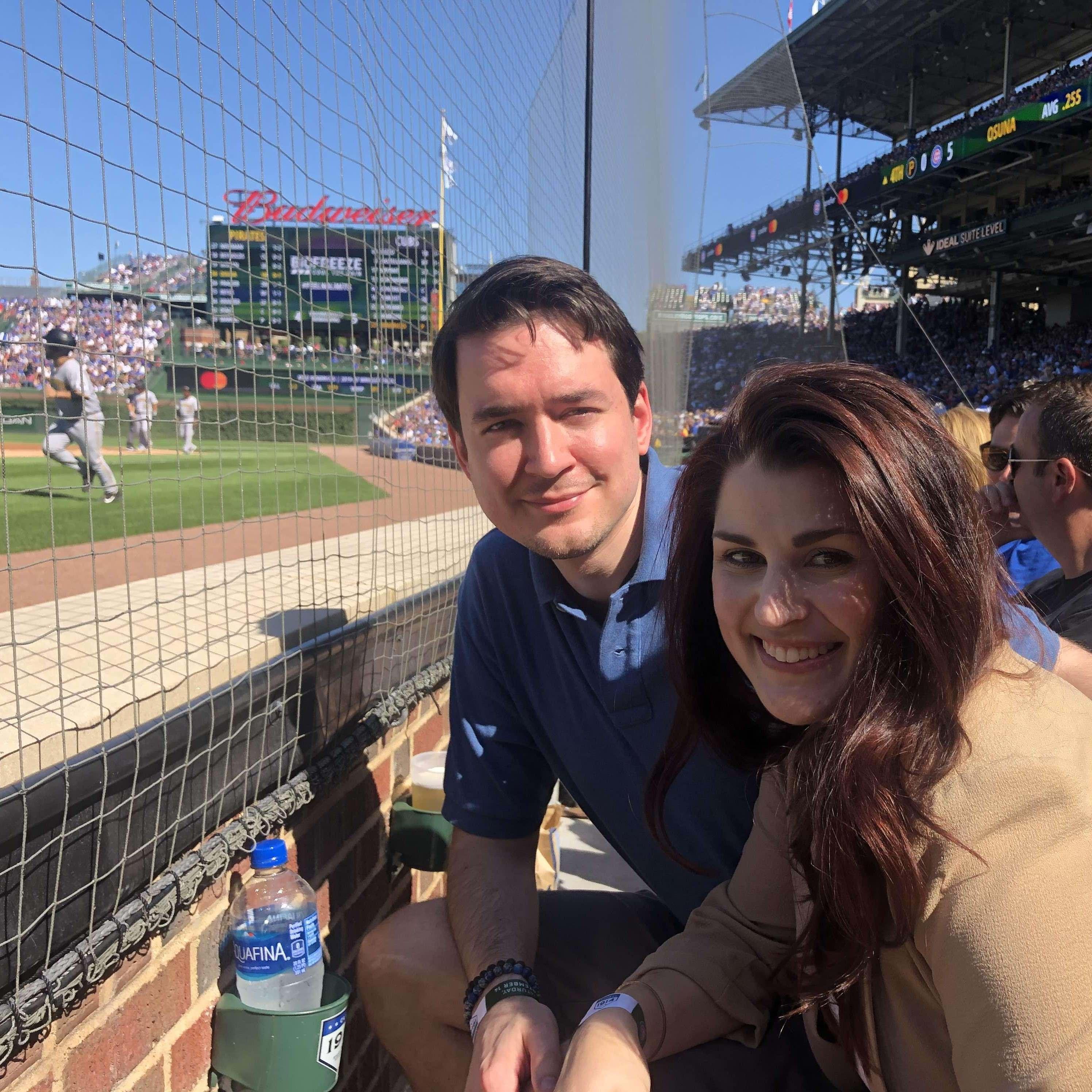 Cubs game in Chicago