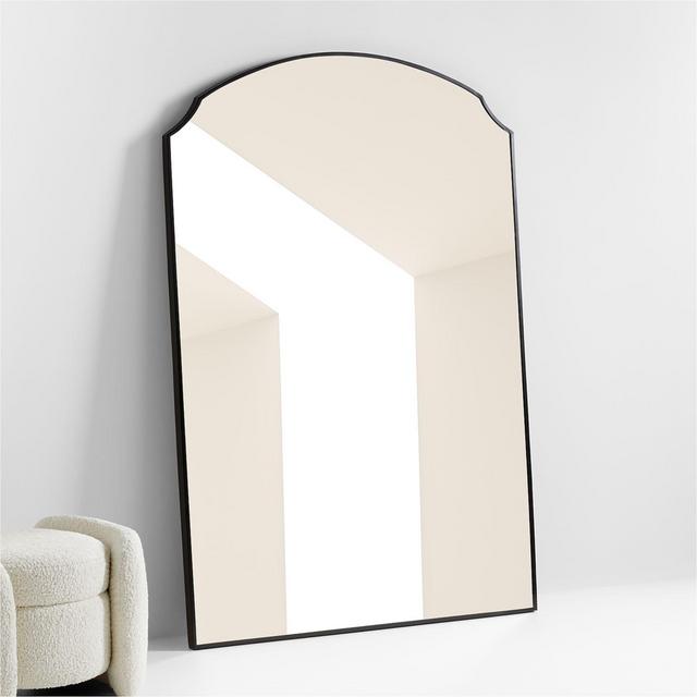 Emmy Black Floor Mirror