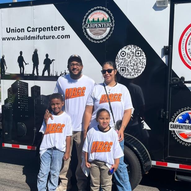 Labor Day Parade 2025: Carpenters Union 🧡💙