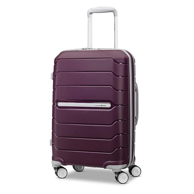 Samsonite Freeform Hardside Expandable with Double Spinner Wheels, Amethyst Purple, Carry-On 21-Inch