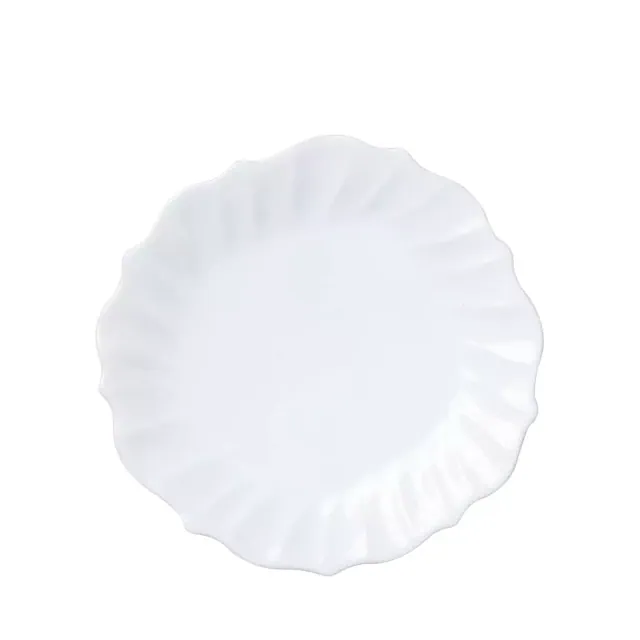 VIETRI Incanto Ruffle Stoneware Dinner Plate