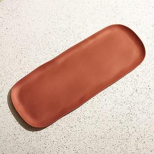 Corin Melamine Long Spice Orange Serving Platter