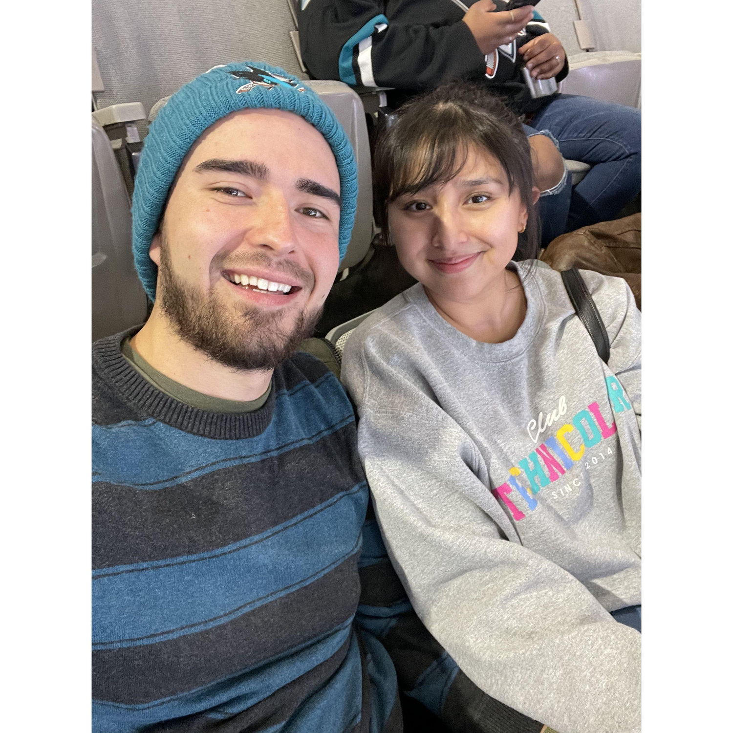 Our first sharks game!