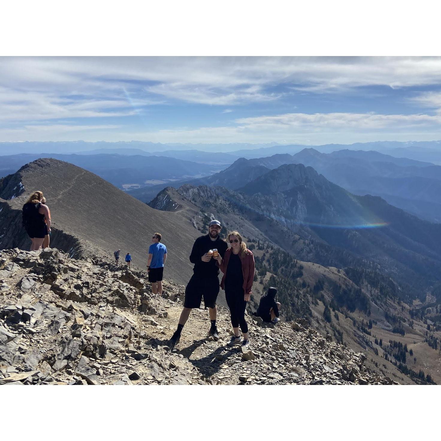 Hiking Sacajawea Peak (MT, 2023).