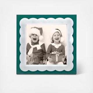 Emerald Scalloped Border Frame