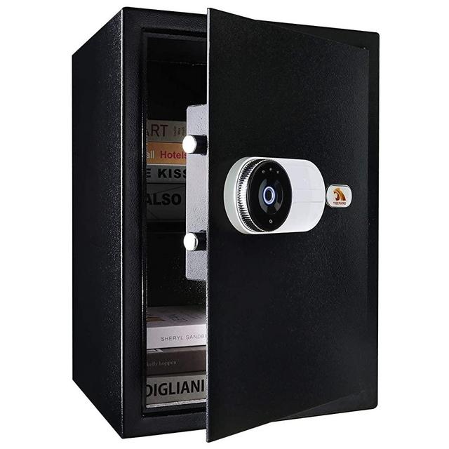 TIGERKING Biometric Lock Box Safe Fingerprint Safe Security Safes for Home Safety