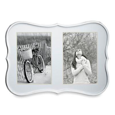 kate spade new york Crown Point™ 5-Inch x 7-Inch Double Photo Frame