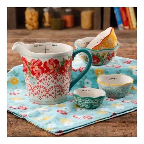 The Pioneer Woman Vintage Floral Measuring Bowl , 5-Piece Set (1)