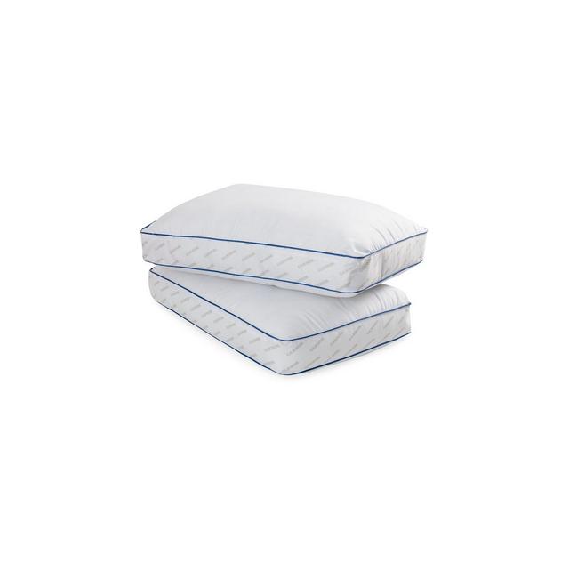Cannon Pack of 2 Extra Firm 3" Gusset Microfiber Pillow, King