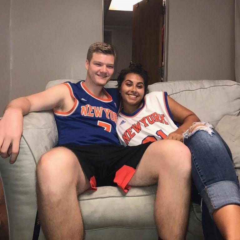 The only New York sports team Caitlyn will rep, she was influenced early on to root for the Knicks