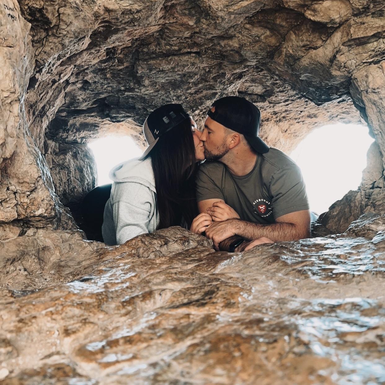 Also hiking in whitewater - this fun cave overlooked the river on the other side!