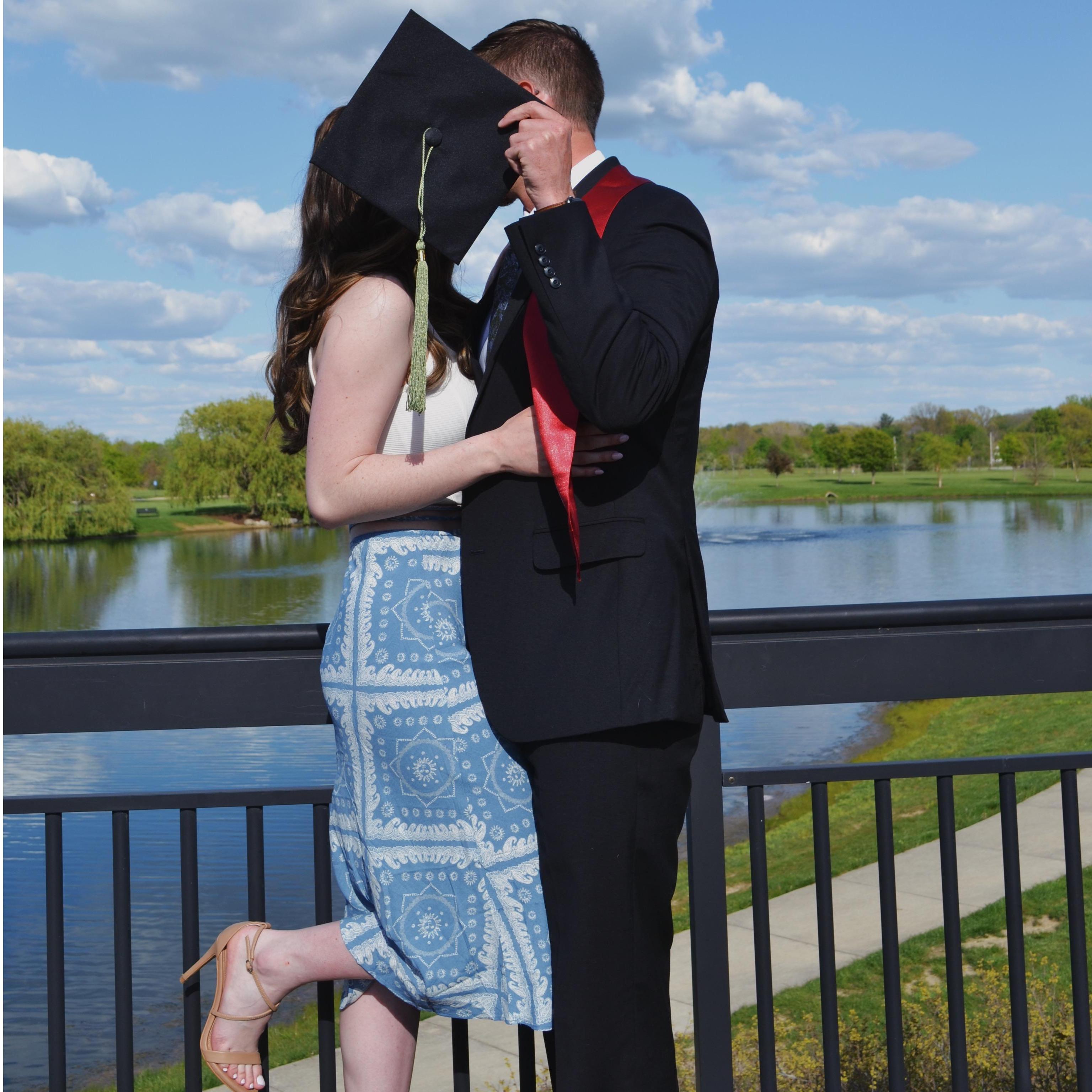 Grant's undergraduate graduation photos that soon turned into engagement photos!