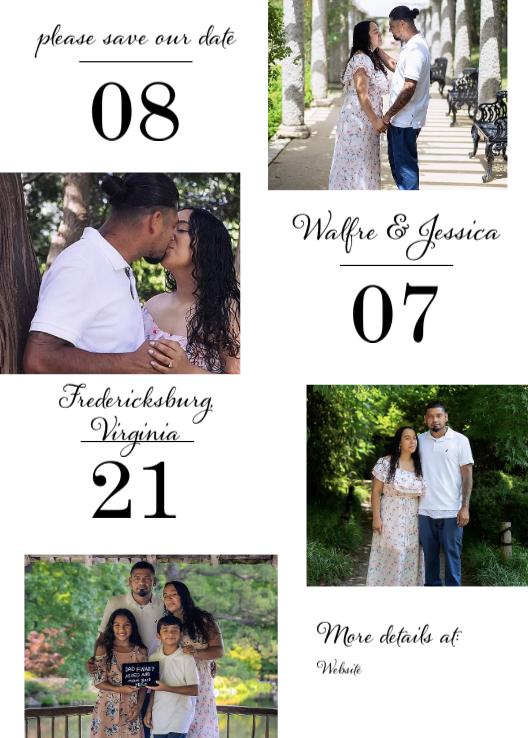 The Wedding Website of Jessica Luna and Walfre Veliz