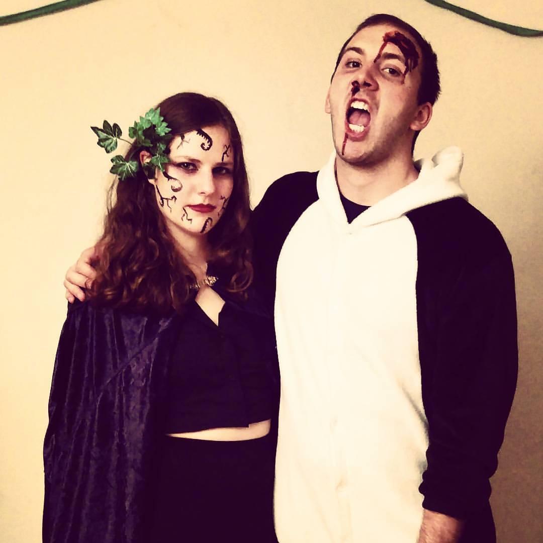 Halloween, 2015. Zombie and Necromancer.