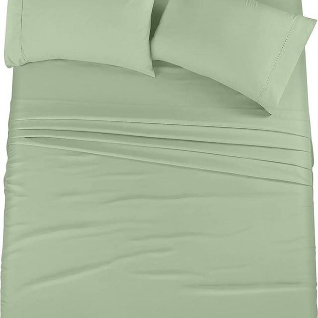 Utopia Bedding Full Bed Sheets Set - 4 Piece Bedding - Brushed Microfiber - Shrinkage and Fade Resistant - Easy Care (Full, Sage)