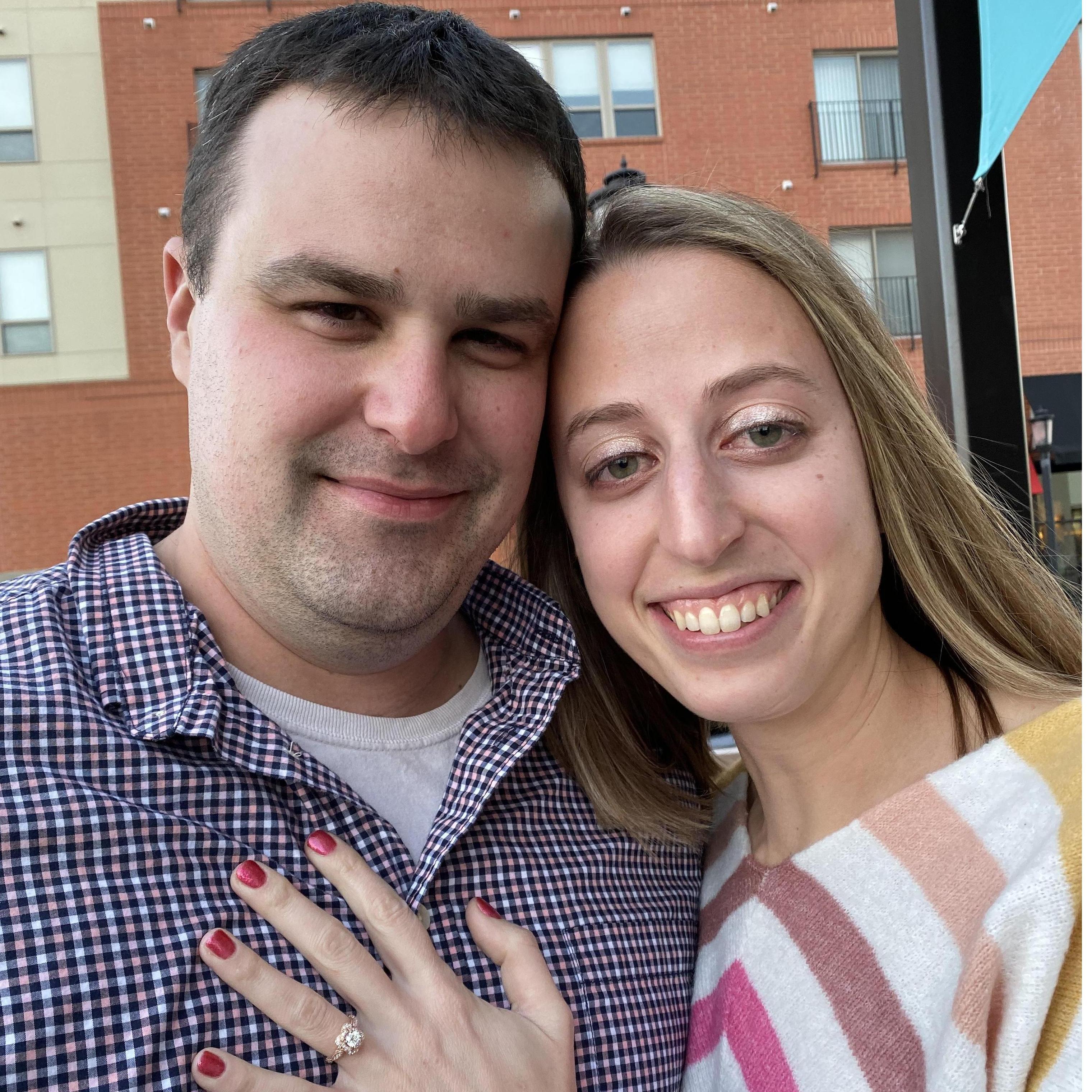 And one day, Phil popped the question (and Allison said yes)!