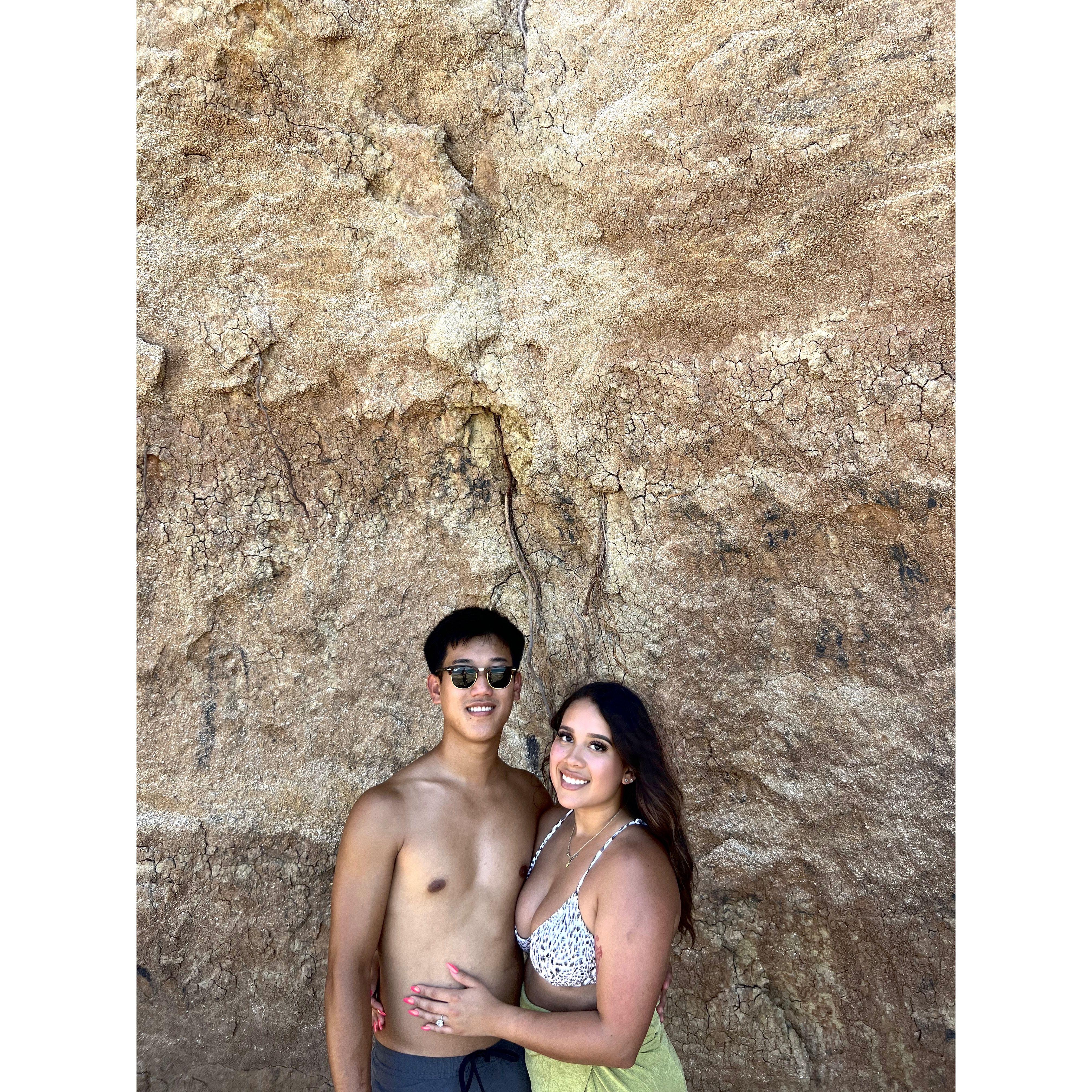 Our first picture as Fiances