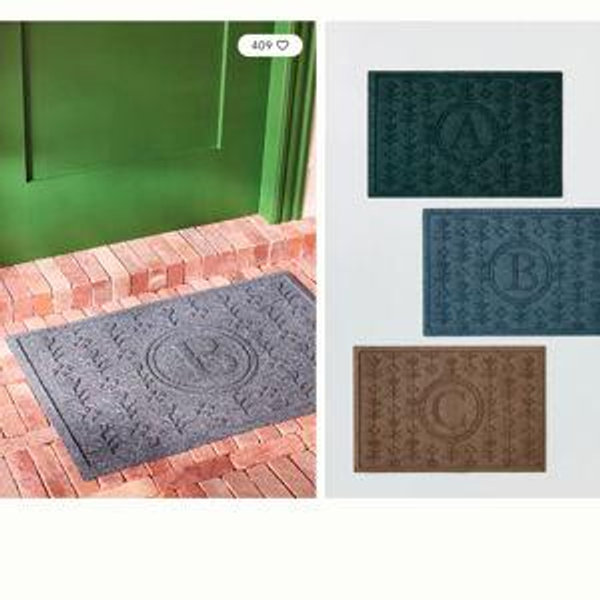 WaterHog® Esme Monogram Doormat
