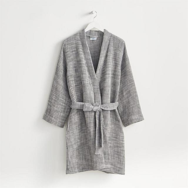 Parachute Grey Medium Waffle Bathrobe