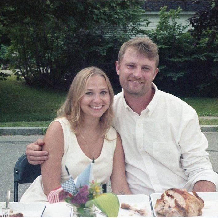 Film photo from Picnic en Blanc in Castine, in July of 2022.