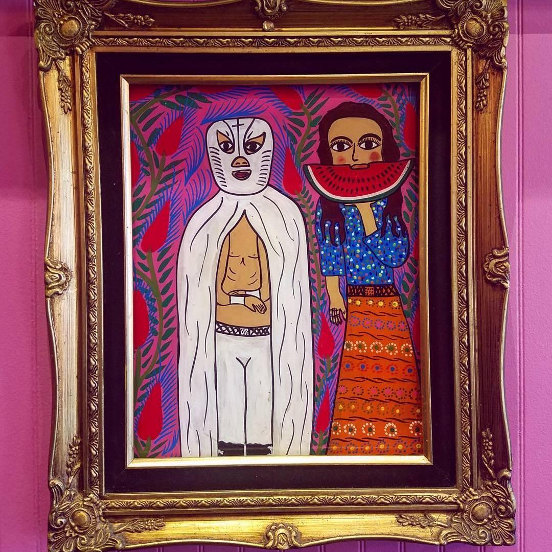 Our family portrait is hanging in a restaurant in San Diego.