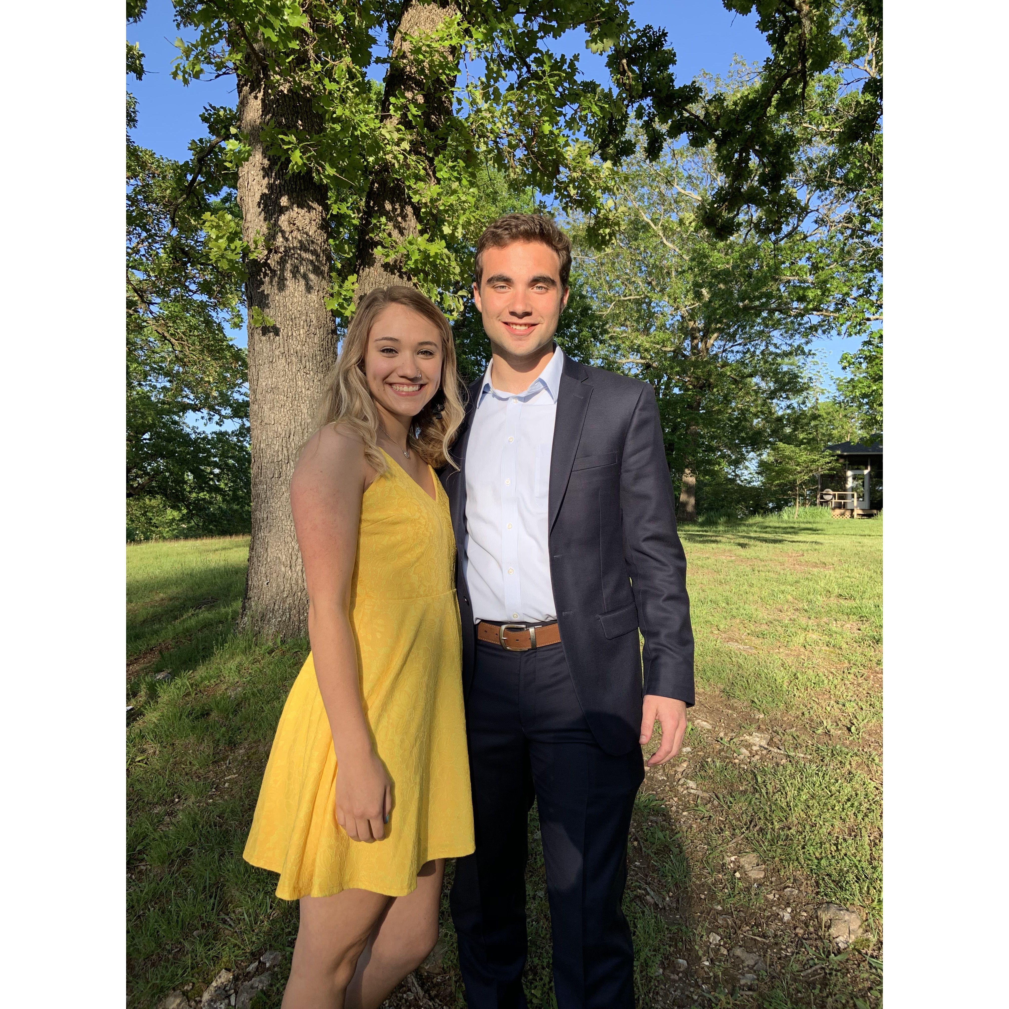 Our first photo together at Kappa Sigma Formal!