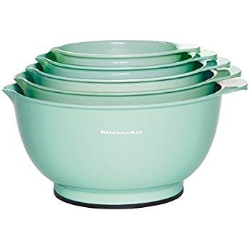 KitchenAid 3-Piece Mixing Bowl Set, White