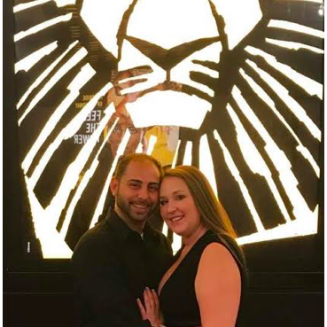 Our first trip, to NYC to see Lion King on broadway.
