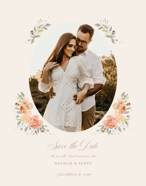 Reagan Photo | Linen | Zola Save The Dates