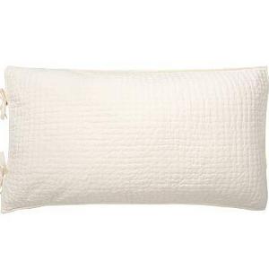 Pick-Stitch Handcrafted Sham, King, Ivory