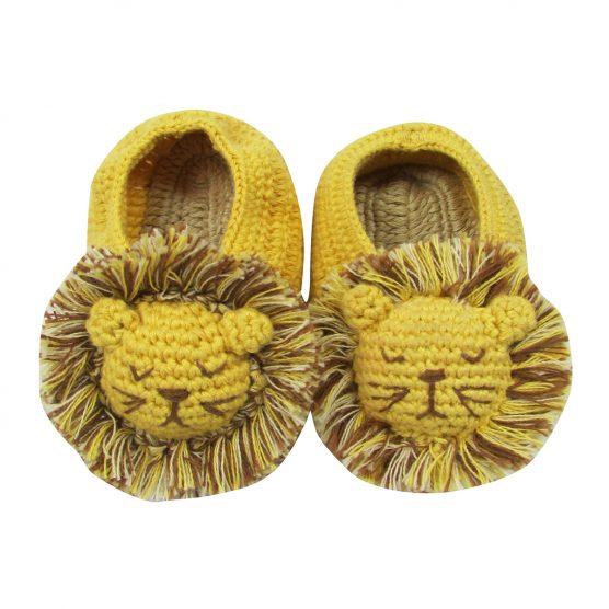 Albetta Baby Crochet Leo Lion Booties