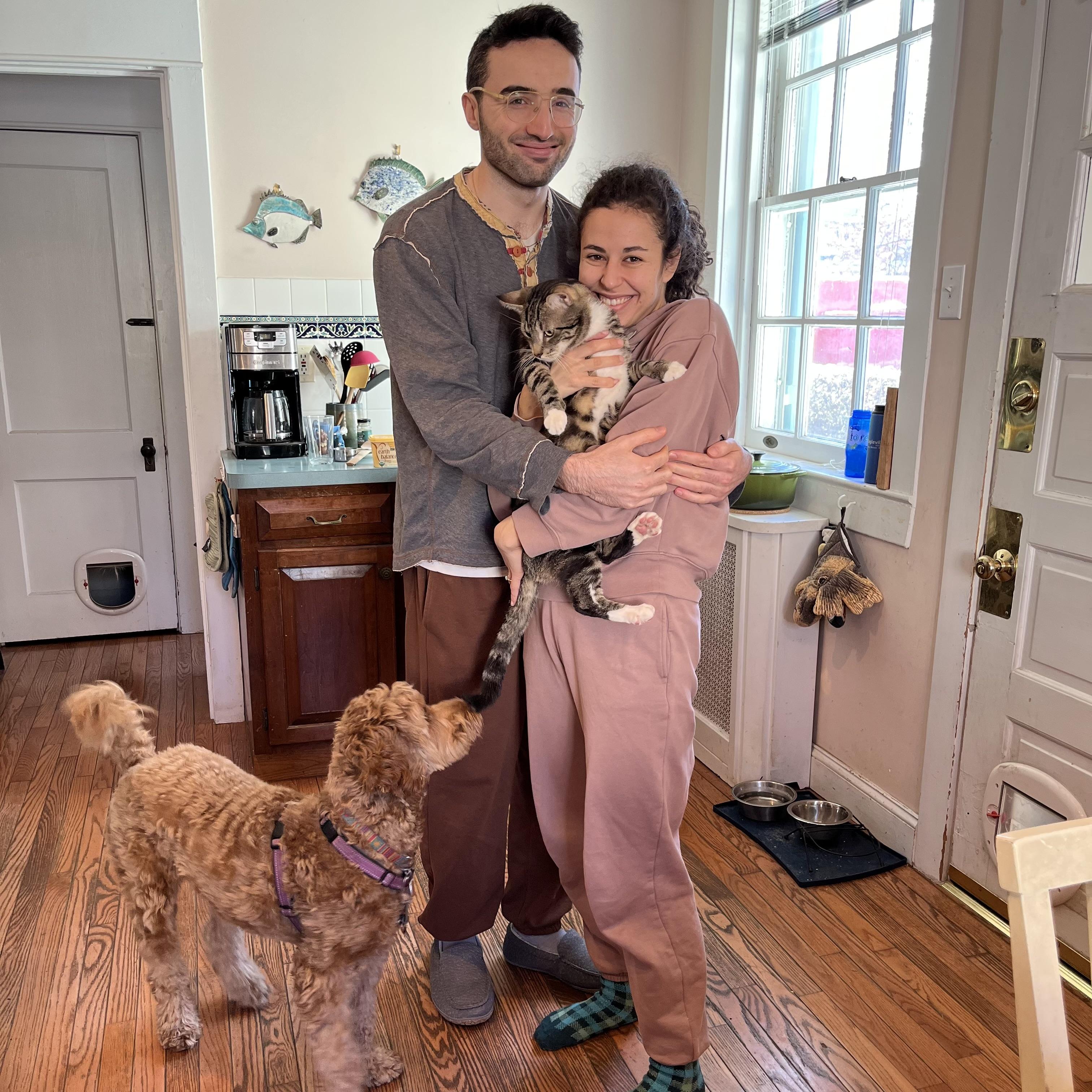 Christmas and Evan's birthday in Philadelphia (featuring Finny's Auntie Sylvie) (December 2024)