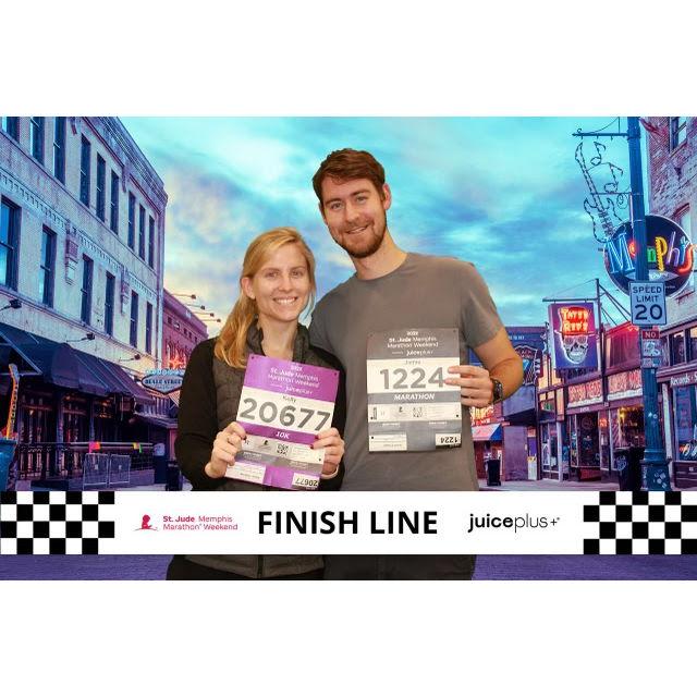 Jamie & Kelly went to Memphis December 2022 for Jamie's first official marathon for St. Jude in honor of Catherine