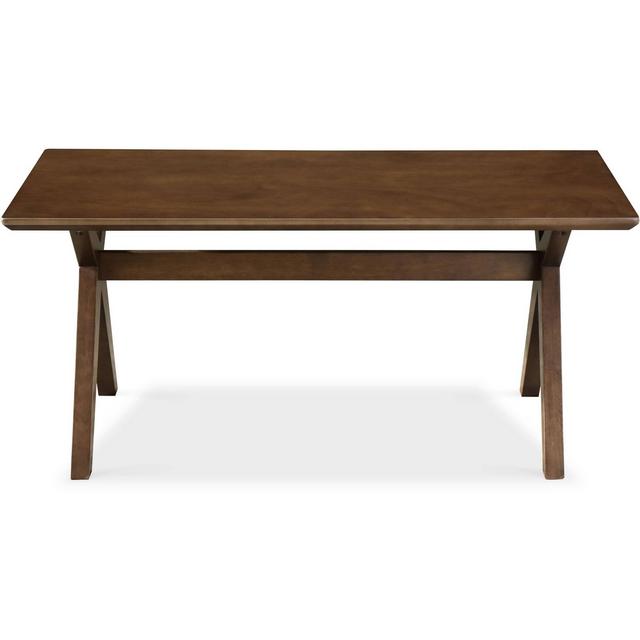 Lukas Wood Coffee Table Brown - Adore Decor