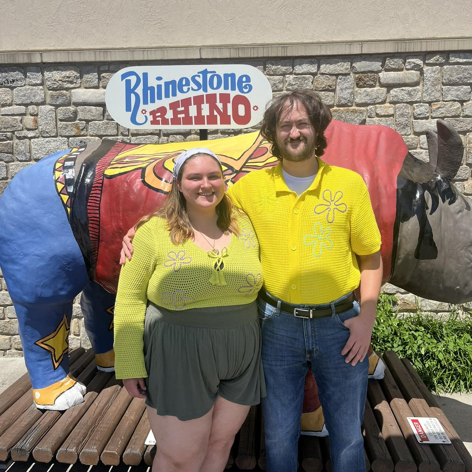 One of our many trips to Jungle Jim's! This was on Alex's birthday, and we wore matching SpongeBob outfits to commemorate.