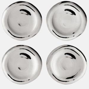Bitossi Set of 4 porcelain dinner plates