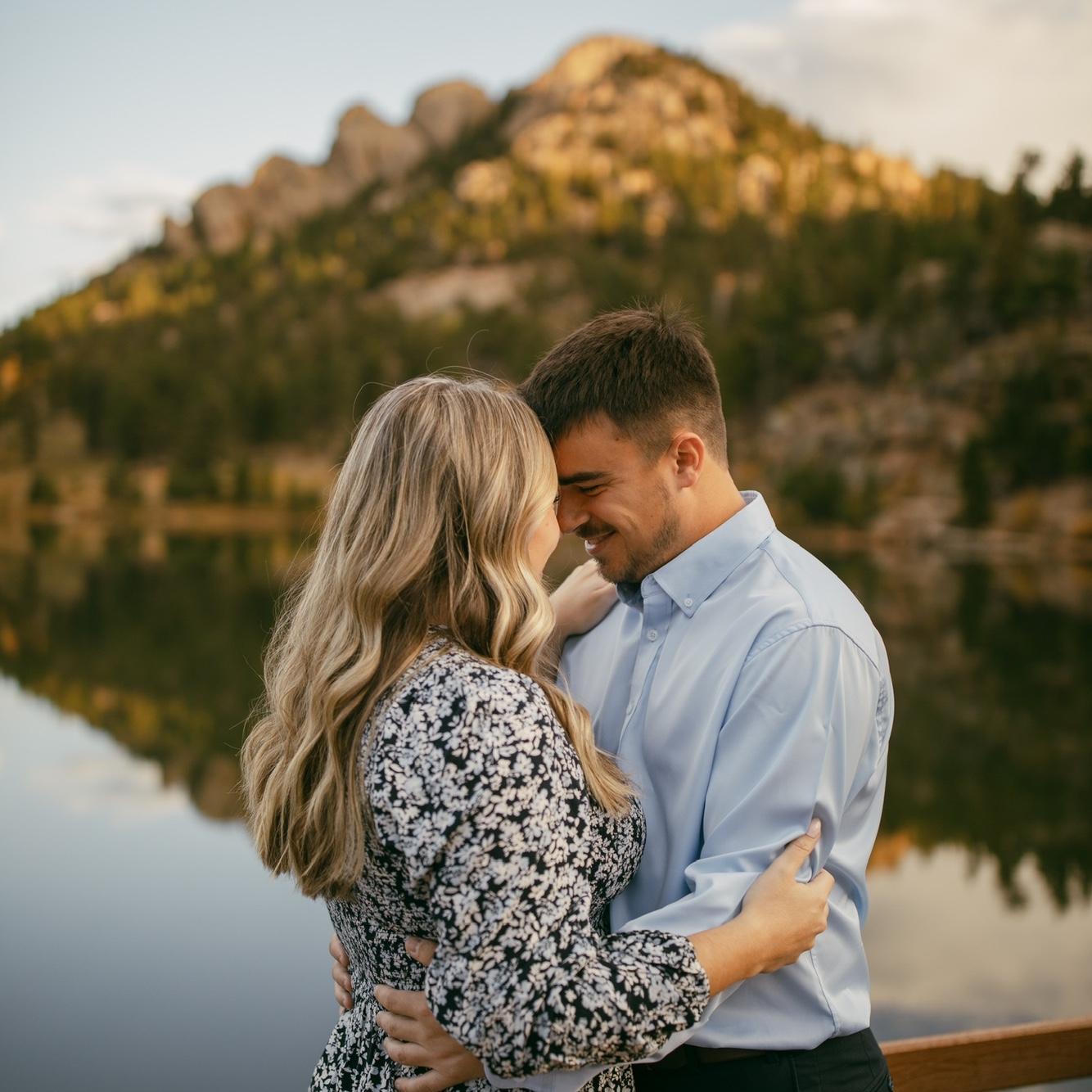 Engagement photos in our favorite national park, Rocky Mountain National Park!