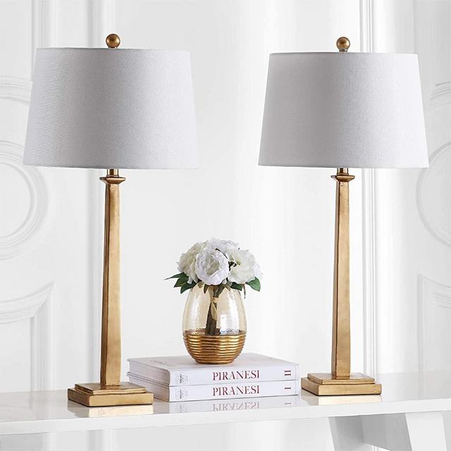 Safavieh TBL4024A-SET2 Lighting Collection Andino 31.5" Gold Table Lamp
