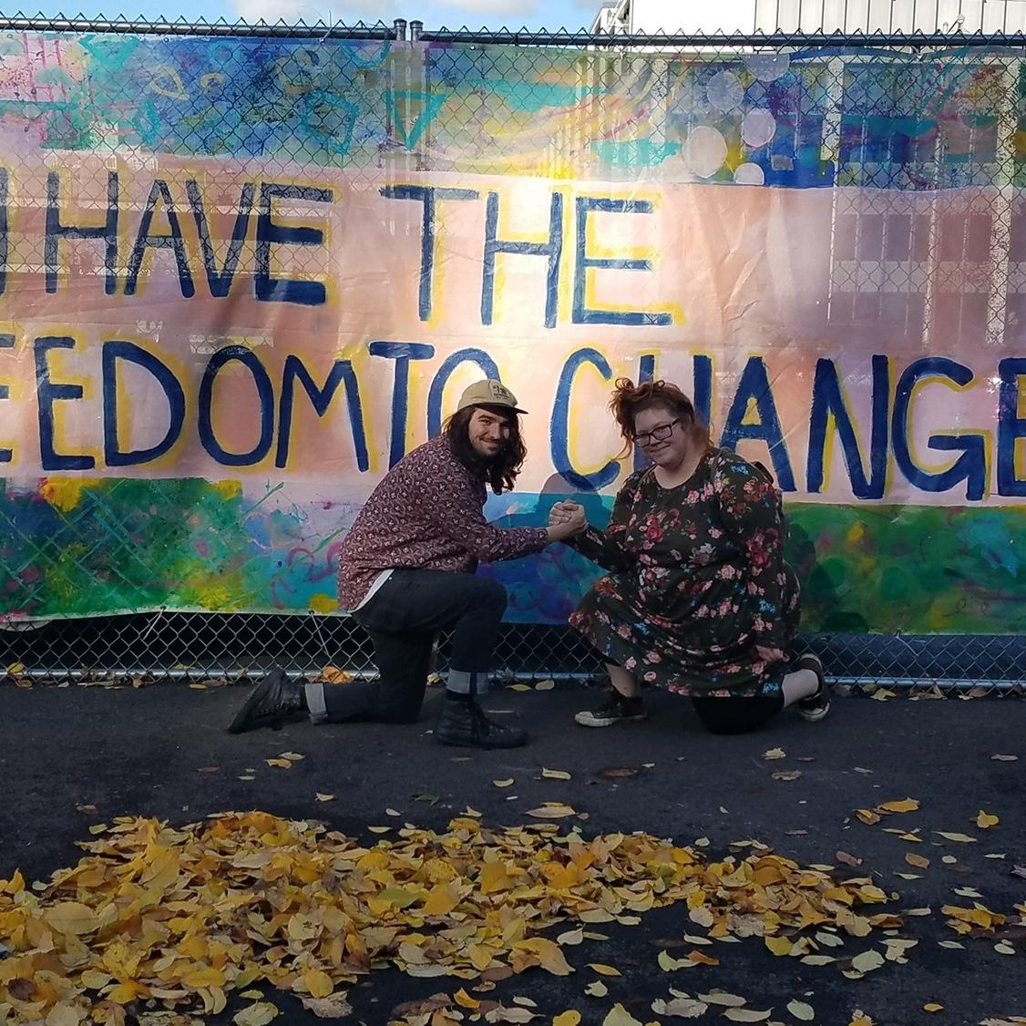 One of our first trips as a couple, in Portland OR