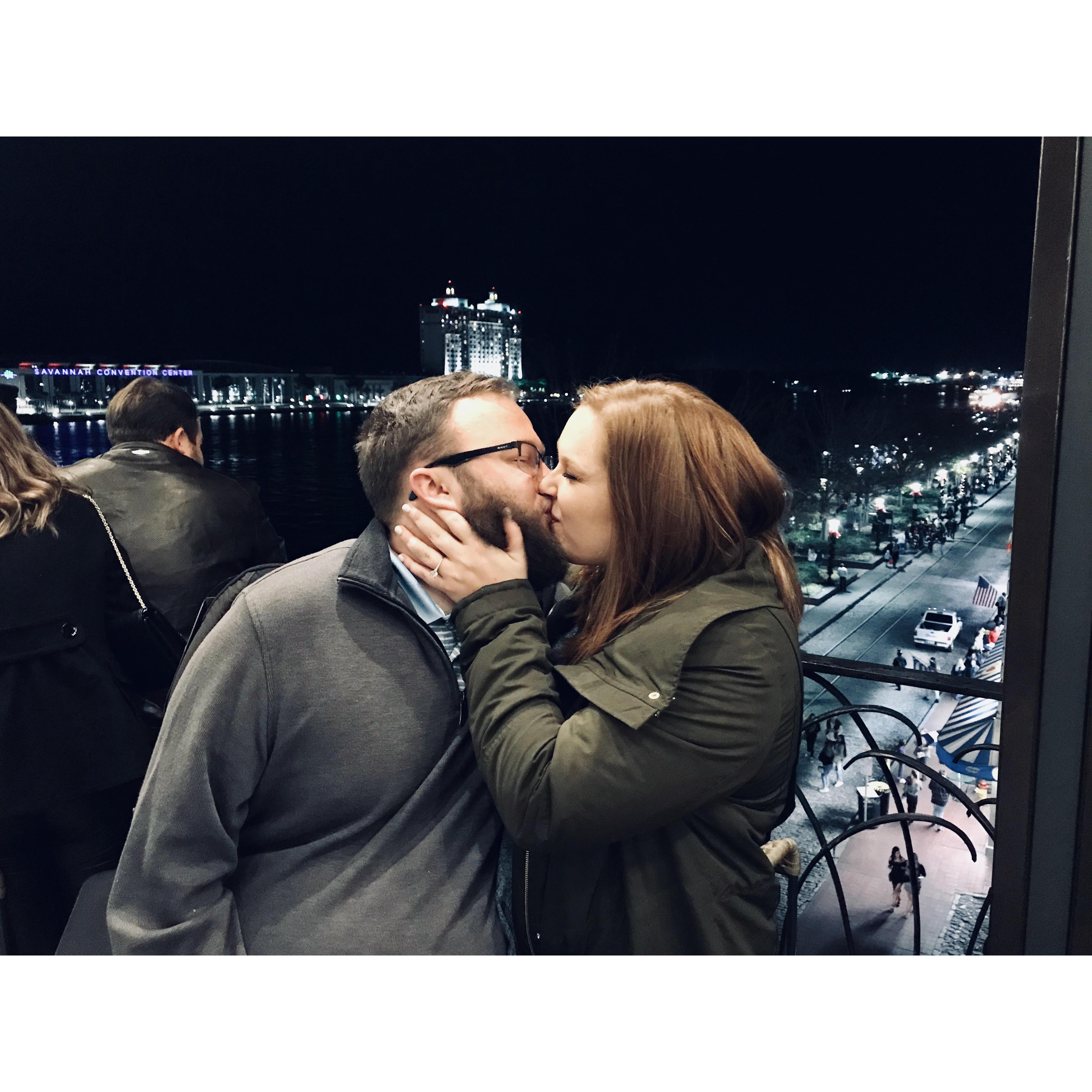 Our first New Years Eve as an engaged couple!