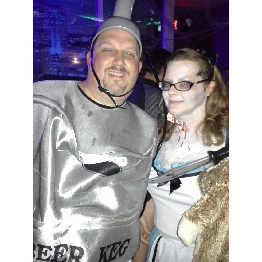 The day we met, October 26, 2013.  Tali and I had made plans to go have fun in downtown Raleigh at the costumed events.  After meeting Donnie earlier that day, he accepted my offer to join us!