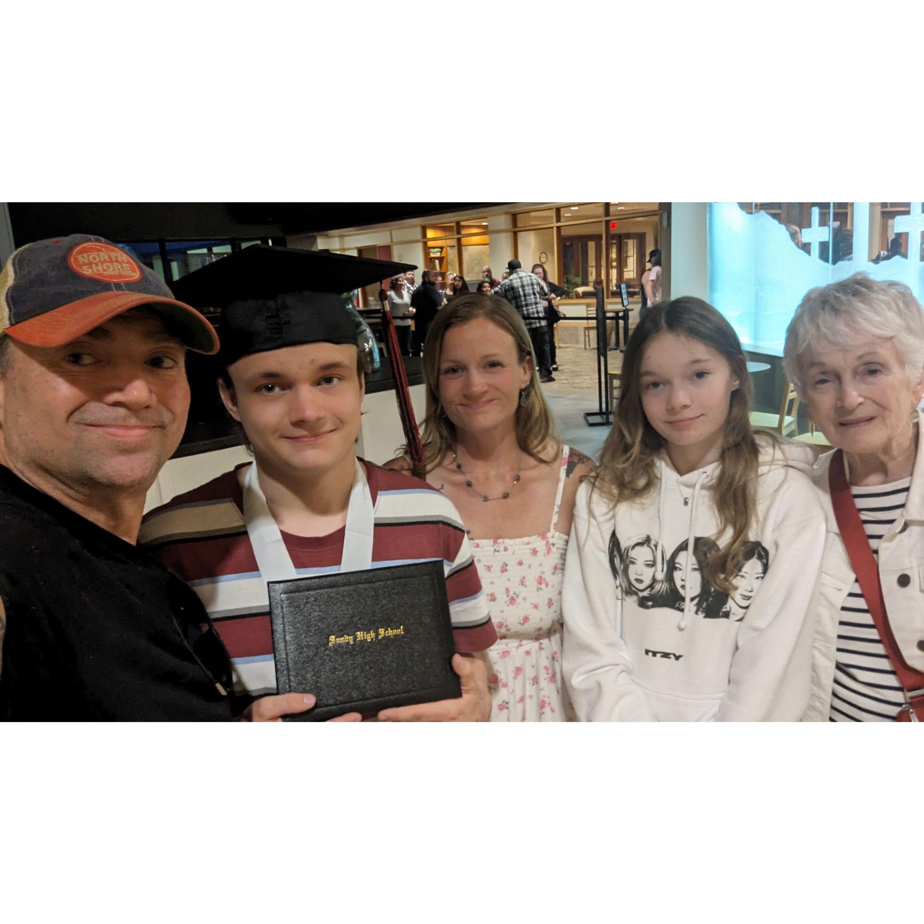 Jesse's graduation June 2024