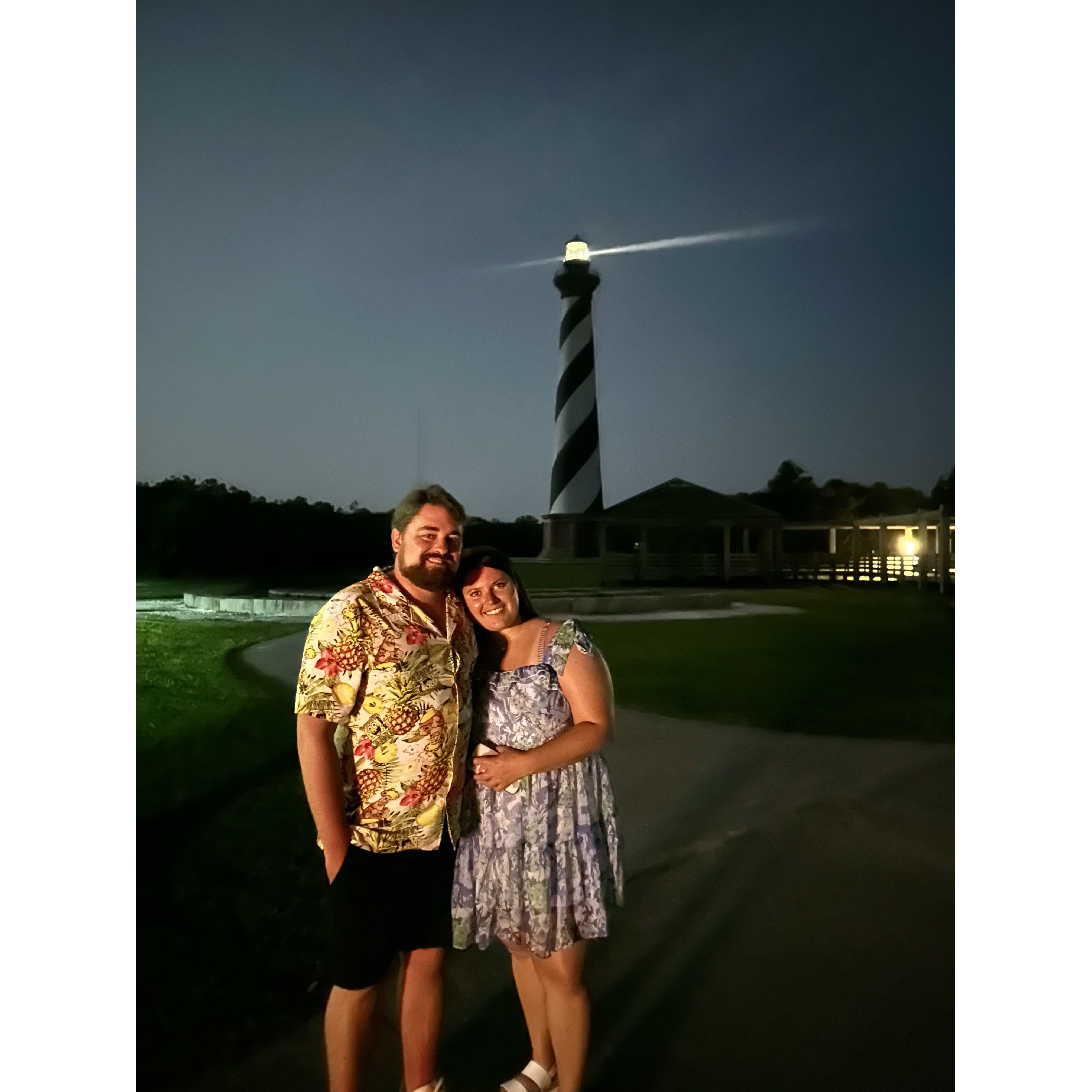A summer trip to the Outer Banks. Cape Hatteras Light house.