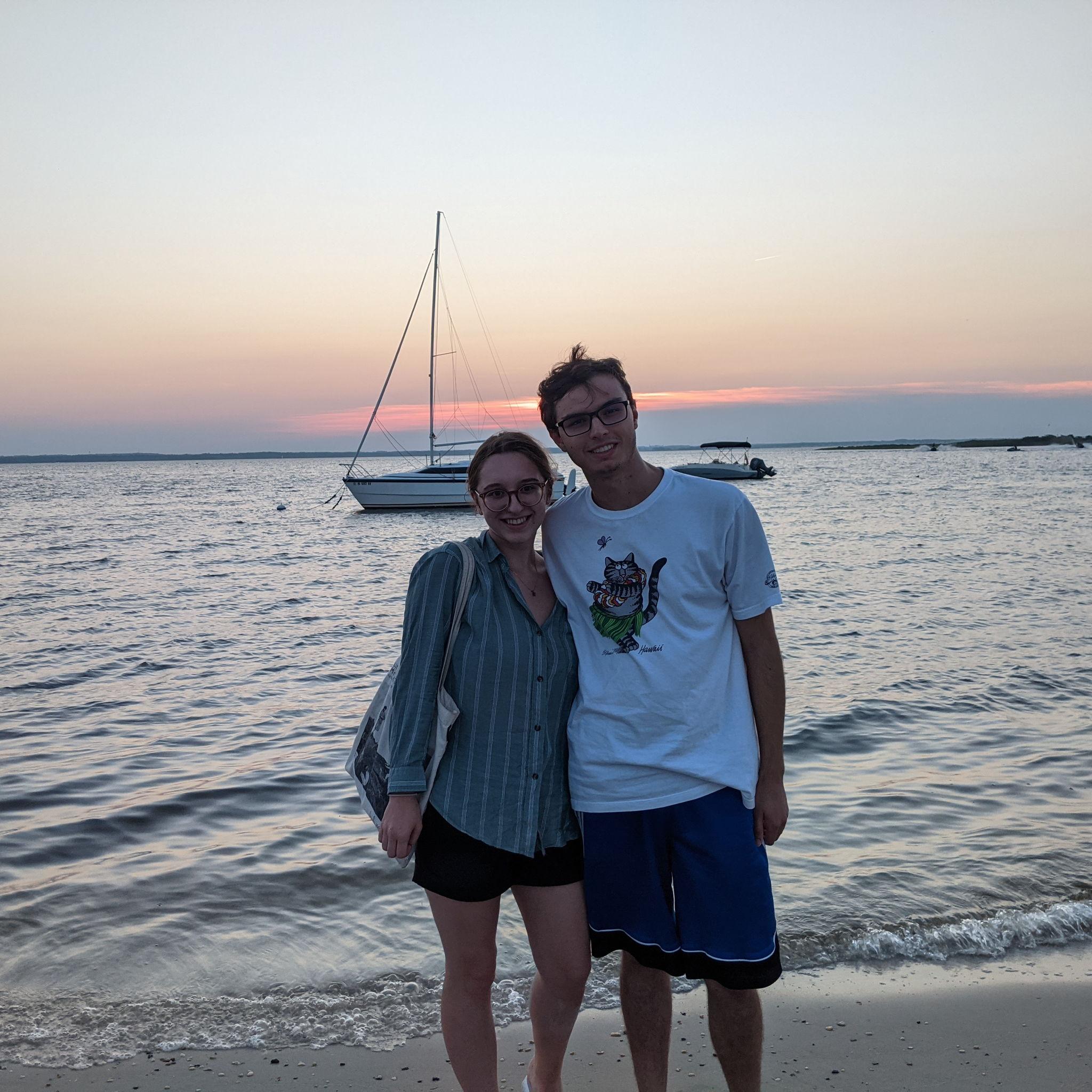 A bayside sunset at the Jersey Shore